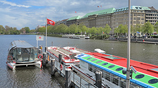 Hamburg empfing uns freundlich zur Stadtrundfahrt.