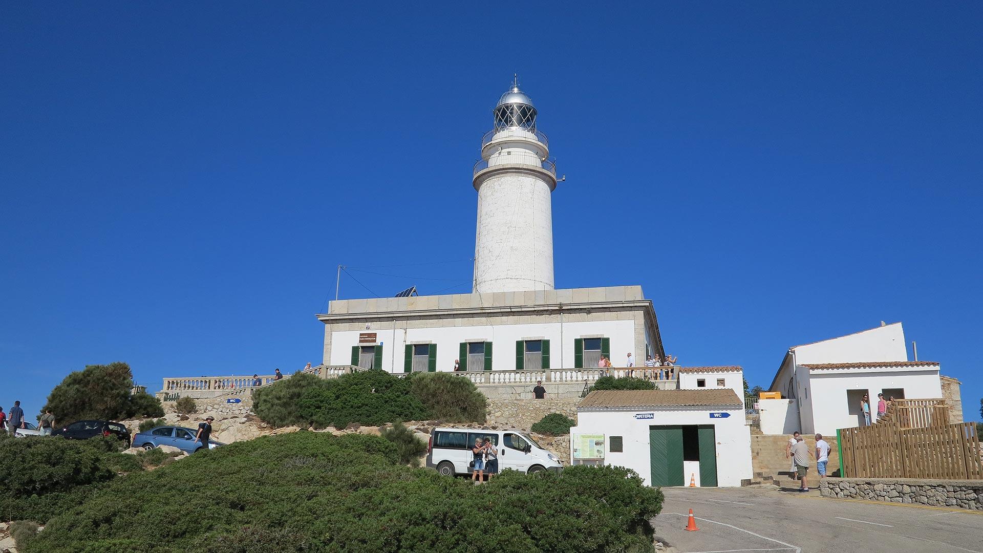 Das Ziel erreicht, der Leuchtturm am Cap de Formentor.