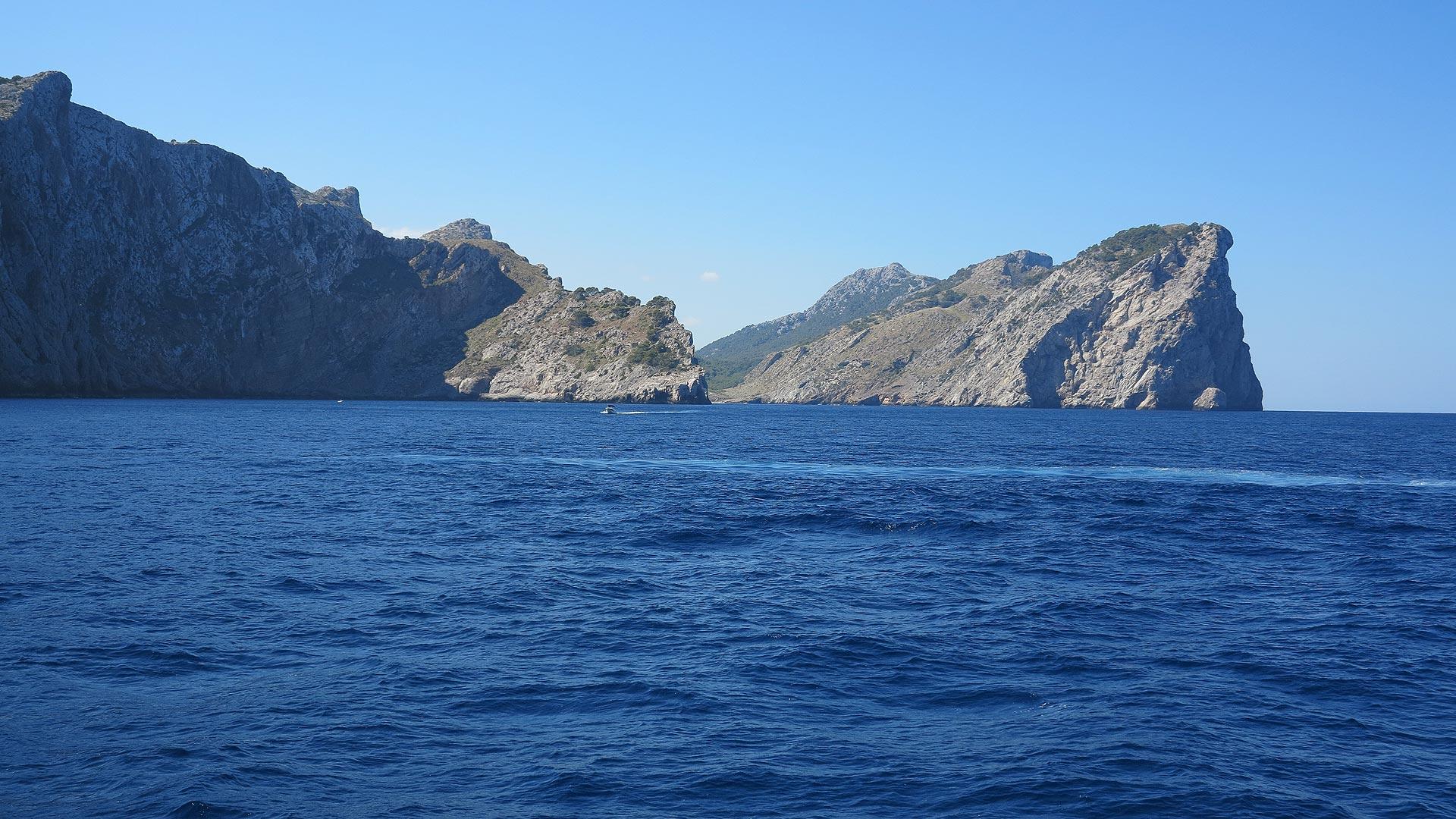 Das ist die nördlichste Spitze vom Cap de Formentor, also der gesamten Insel Mallorca.