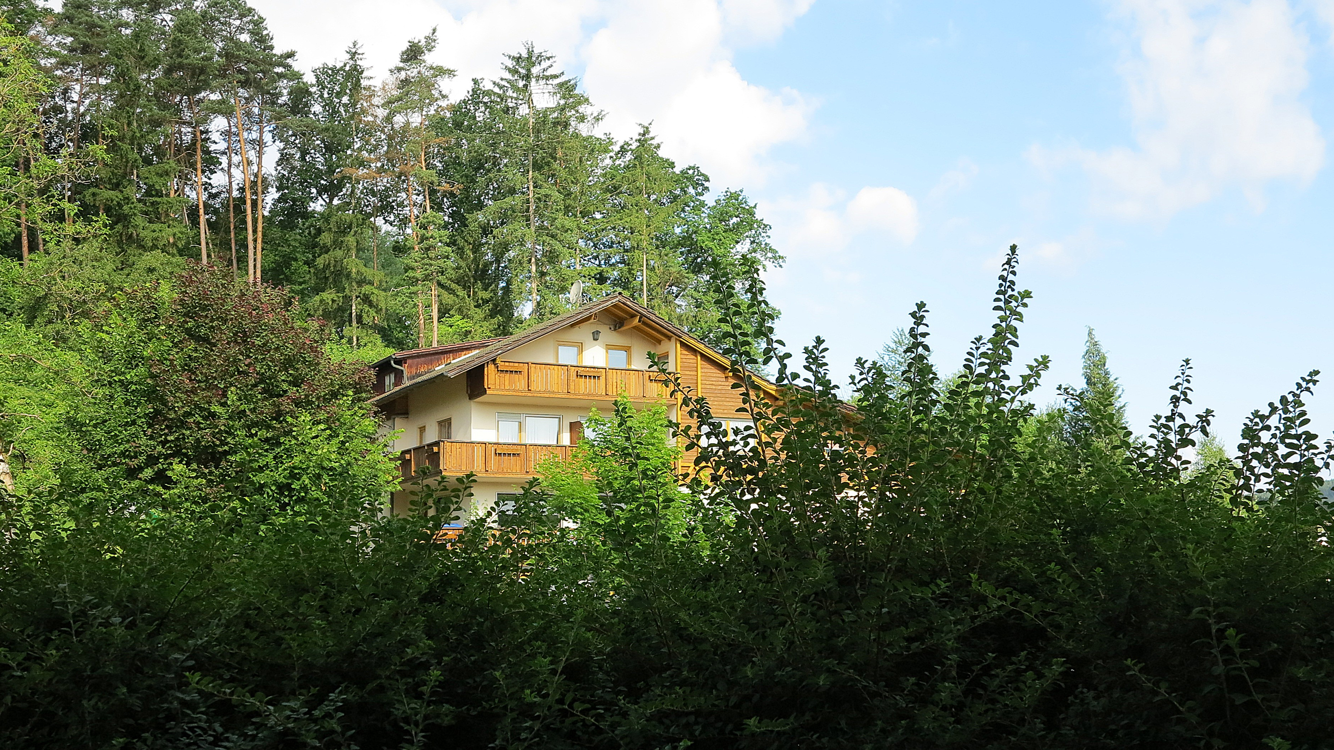Blick aus unserem Hotelfenster.